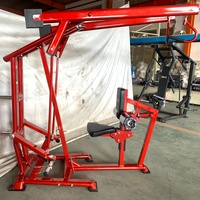 Máquina de Poleas para Ejercicios de Espalda, Equipo de Gimnasio Comercial, Máquina de Remo Alta