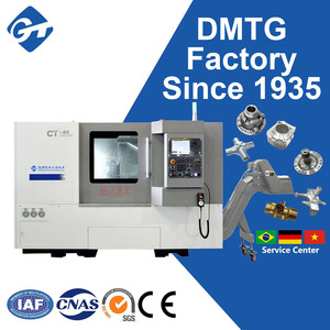 Torno CNC DMTG CT40 Fanuc para Metal, 2 Ejes, Bancada Inclinada, para la Industria de Válvulas - Product Image 1