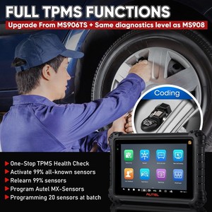2025 Autel MaxiSYS MS906 Pro TS (MS906 pro-ts) oe-seviye tam sistemler teşhis ve TPMS Relearn aracı çift yönlü kontrol - Product Image 5