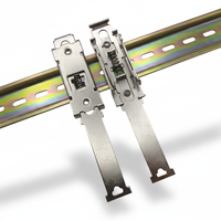 C35 C45 support fixe en alliage d'aluminium attache relais accessoire métal rail de guidage boucle Din Rail Supports de montage