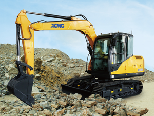 Poderosa XE75D 7.5 Ton Crawler Escavadeira <span class=keywords><strong>Digger</strong></span> 43kW Potência 0.3m ³ Balde Capacidade e Alta Força de Escavação para Venda - Product Image 2