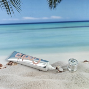 Luxury High Shiny Material ABL Tube Packaging Cosmetic Aluminum Plastic Tube For Growing Makeup Primer <b>Sunscreen</b> Tube Packaging - Product Image 6