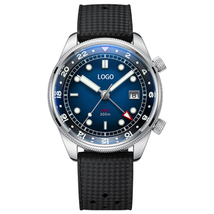 Reloj clásico de acero inoxidable 316L de 40 mm, reloj de buceo GMT de 300 m, impulsado por NH34 con Super-LumiNova BGW9 - Product Image 4