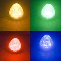 Nouvelle Lampe de Positionnement et de Clignotement LED Conique Multicolore pour Camion et Remorque, Montage en Surface 12V 24V, Rétrofit/Amélioration