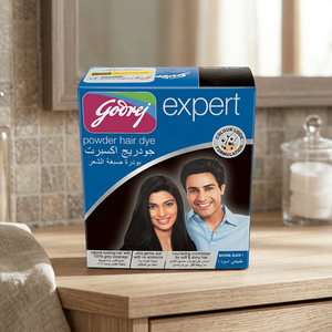 Coloration capillaire GODREJ (IND) 10GM X 72 Poudre noire naturelle - Coloration temporaire permanente pour tous types de cheveux - Product Image 2