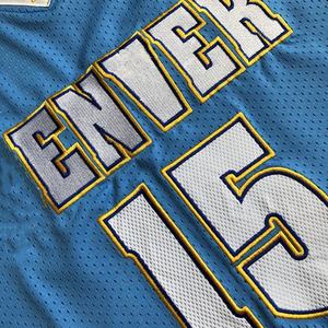 Groothandel Anthony A Nr. 15 Basketbal Jersey Ademende Zomer Polyester Fitness Sportkleding Bedrukte Stijl - Product Image 4