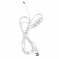 Contrôleur de temps OEM 3H 6H 12H avec bouton interrupteur et câble USB pour lampe de bureau et éclairages LED