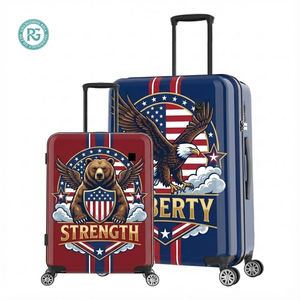 Juego de Maletas Rígidas con Ruedas Giratorias 360°, Diseño Clásico Latinoamericano, Estampado Azteca <span class=keywords><strong>Maya</strong></span>, Duradero, Impresión 3D, Estilo Vintage - Product Image 3