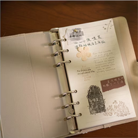 Cadeau mignon de carnet de notes de fleurs roses imprimées sur mesure de nouveau design pour des filles