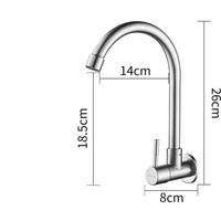 Robinet de cuisine monocommande moderne poli en acier inoxydable 304, mitigeur chaud/froid pour lavabo, à poser sur le rebord, avec douchette latérale en céramique