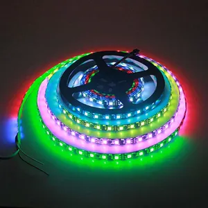Bande lumineuse LED RVB adressable WS2811 Dream Color Digital Programmable Flexible Pixel Tape Lamps 24V 10m 600 LEDs