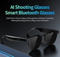 Lunettes intelligentes CY01 avec caméra 8MP 1080P, lunettes intelligentes avec caméra vidéo, affichage, matériel AI, lunettes intelligentes AR