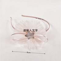 Accessoires de cheveux de fête pour filles douces bandeau d'oreilles de fleurs de couleur bonbon pour enfants pinces à cheveux étoile en PU