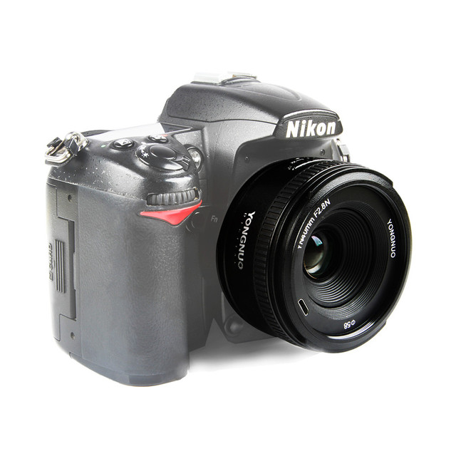 With USB Port for Nikon Camera YONGNUO 40MM F2.8 Lens Light-peso Standard Prime AF/MF Auto Messa a Fuoco Manuale Lente YN40mm