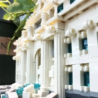 Wange mundialmente famoso Street View ladrillos arquitectura Roma Fontana Di Trevi modelo nuevo gran construcción edificio ladrillo juguete