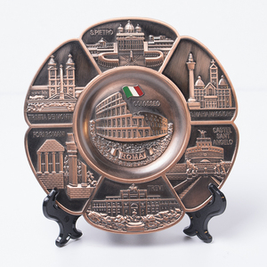 Fabrication en gros de souvenirs touristiques en métal 3D personnalisés de pays célèbres du monde entier, Qatar, Dubaï, Corée, <span class=keywords><strong>Italie</strong></span>, France, antique - Product Image 1