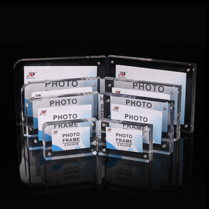 Custom 4x6 5x7 <strong>Inch</strong> Double Sided Magnet <strong>Acrylic</strong> <strong>Photo</strong> <strong>Frame</strong> Desktop Display <strong>Acrylic</strong> Magnetic Picture <strong>Frame</strong> - Product Image 1