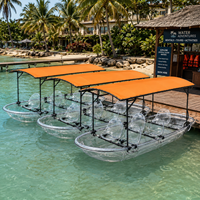 Bateau de tourisme transparent pour 6 passagers, idéal pour les projets hôteliers et les excursions aquatiques dans les stations balnéaires et les zones touristiques