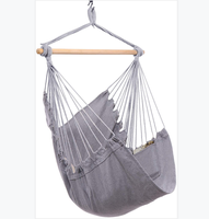 Daijia - Chaise suspendue hamac populaire en promotion, couleurs gris foncé et crème
