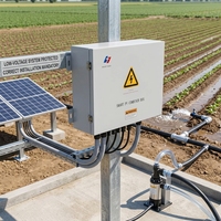 Boîtier de Combinaison Solaire Étanche Basse Tension, Boîtier de Jonction PV Sûr pour Système d'Alimentation de Pompe à Eau Solaire