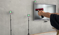 Pistola de Entrenamiento de Tiro Láser No Letal IPSC para Práctica Diaria de Tiro en Casa y Defensa