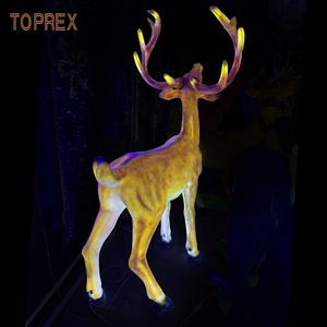 2025 tamaño real <span class=keywords><strong>LED</strong></span> fibra <span class=keywords><strong>de</strong></span> vidrio <span class=keywords><strong>Navidad</strong></span> <span class=keywords><strong>Reno</strong></span> estatua iluminar resina <span class=keywords><strong>Reno</strong></span> acrílico luz <span class=keywords><strong>Reno</strong></span> para Año Nuevo - Product Image 3