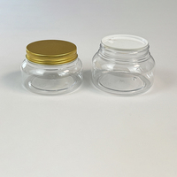 Pot en plastique PET pour crème 150ml 200ml 250ml 5oz 7oz 8oz, pot cosmétique vide, récipient pour gommage corporel à vendre