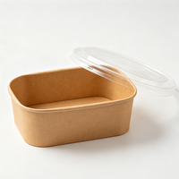 Lage minimale bestelhoeveelheid, lange duurzame voedselcontainers met cellofaanverpakking voor nieuwe kleine bedrijven.