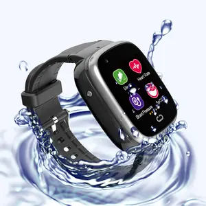 安卓防水智能手腕血压健康跟踪儿童男孩老年人全球定位系统手机手表