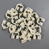 Style Art Déco Ondulation Rideau Embrasse Crochets Plastique PC S Pli Rideau Rail Coureurs Rideau Accessoires