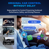 Adaptateur CarPlay Android Auto filaire vers sans fil 4 en 1 HDMI 5 GHz WiFi BT 5 4 Plug and Play pour iPhone IOS Mercedes Benz Honda VW