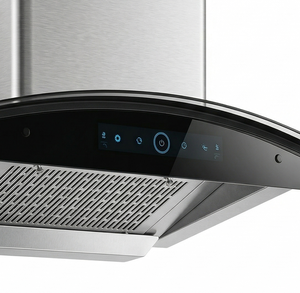Hotte murale en acier inoxydable en forme <span class=keywords><strong>de</strong></span> T <span class=keywords><strong>de</strong></span> 60 cm, cheminée verticale <span class=keywords><strong>de</strong></span> cuisine domestique ventilée pour l'évacuation des fumées - Product Image 3