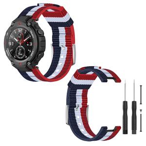 <span class=keywords><strong>Correa</strong></span> de <span class=keywords><strong>reloj</strong></span> a rayas de nailon para Xiaomi Huami <span class=keywords><strong>Amazfit</strong></span> <span class=keywords><strong>t</strong></span>-<span class=keywords><strong>rex</strong></span> Pro <span class=keywords><strong>correa</strong></span> de lona <span class=keywords><strong>correa</strong></span> de <span class=keywords><strong>reloj</strong></span> para <span class=keywords><strong>Amazfit</strong></span> <span class=keywords><strong>T</strong></span> <span class=keywords><strong>Rex</strong></span> A1918 - Product Image 1