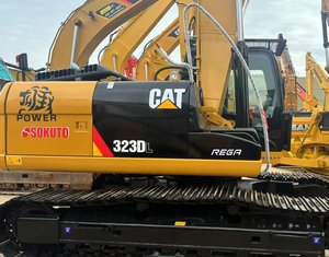 Excavadora de cadenas Caterpillar 323DL usada, excavadora hidráulica de 23 toneladas, original de Japón, CAT 323DL para ingeniería municipal y movimiento de tierras. - Product Image 6