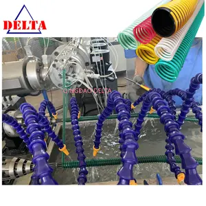 PVC double hose extruder machine PVC two pipes making machine