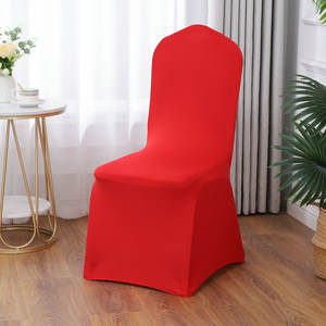 โรงงานผลิตปลอกหุ้มเก้าอี้โพลีเอสเตอร์แบบหนา ยืดหยุ่น ครอบคลุมทั้งตัว เหมาะสำหรับโรงแรม งานเลี้ยง หลายแบบ หลายสี ขายส่งสำหรับงานแต่งงาน - Product Image 3