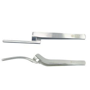 Fórceps Oclusales Dentales Rectos y Curvos de Acero Inoxidable, Fórceps Oclusales Metálicos y Soporte - Product Image 5