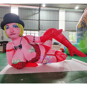 เครื่องตกแต่งเวทีดนตรีเป่าลมขนาดยักษ์พัดลมในตัวสำหรับเด็กผู้หญิงสวยกิจกรรม<span class=keywords><strong>จำลอง</strong></span>โรซี่ลูกโป่ง Xixi - Product Image 4