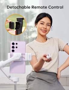 Nuovo Stabilizzatore Gimbal Pieghevole per Telefono Hohem ISteady V3 con Telecomando, Tracciamento Facciale AI, Stabilizzatore Gimbal a 3 Assi con Luce di Riempimento - Product Image 5