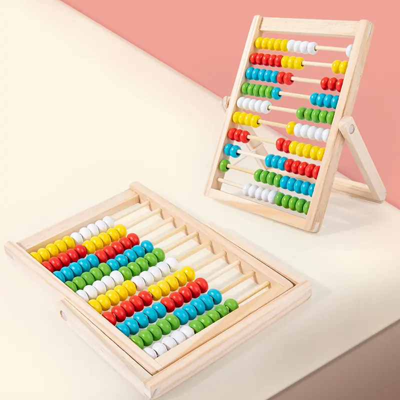 Houten Telspeelgoed Abacus Educatief Houten Kralen Speelgoed Voor Kind Houten Vroege Wiskundige Vaardigheden Montessori Educatieve Leerspellen