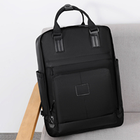 Sac à dos unisexe Oxford pour ordinateur portable avec port USB, fermeture éclair, imperméable, en polyester, grande capacité (moins de 24L), style professionnel élégant