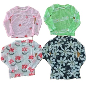 Giá thấp giải phóng mặt bằng nhà máy overstocked cô gái 'áo len T-shirt trẻ em nhiều thiết kế và màu sắc là thương hiệu mới - Product Image 1