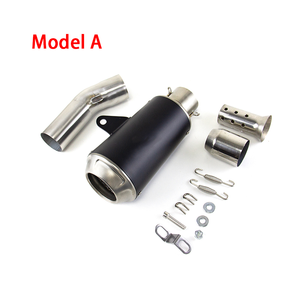 Para Kawasaki Ninja ZX6R ZX636 2023-2025 Tubo de enlace de escape Puntas de silenciador Sistema de deslizamiento - Product Image 1
