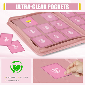 Scatola Personalizzata con Logo, Raccoglitore per Carte a 9 Tasche, Album con 360 Tasche per Carte Collezionabili, Album con Cerniera a 9 Tasche - Product Image 3