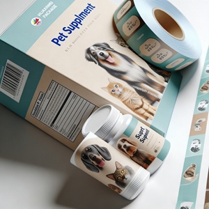 Étiquette personnalisée apaisante pour animaux de compagnie pour complément anti-anxiété canin - Product Image 5