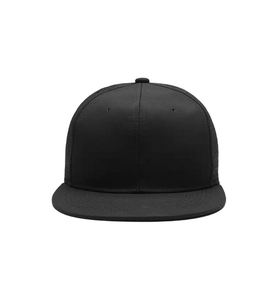 Gorra de Béisbol Negra Impermeable y Transpirable de Malla, Estilo Hip Hop, Ajustable, de Secado Rápido, con Visera Plana - Product Image 2