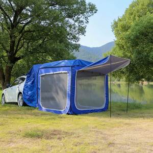 Auvent de coffre de SUV pliable et portable pour l'extérieur, tente d'été à une chambre, ouverture rapide, imperméable, 1500-2000 mm, pour camping et protection solaire arrière - Product Image 3