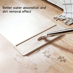 Juego de Limpieza con Mopa Mágica con Diseño de 360 Grados, Cubo de Mopa Resistente para Limpieza del Hogar y Mopa Plana con Exprimidor para Lavado a <span class=keywords><strong>Mano</strong></span> - Product Image 4