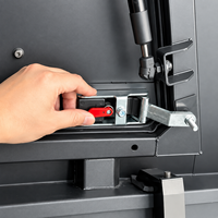 Loquet de compression en zinc, installation facile pour porte de compartiment de camionnette, capot de camion, coque de camping-car, ou porte de VR