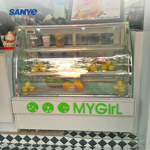 Vetrina Refrigerata Curva di Alta Qualità per Esposizione Pasticceria Banco Frigorifero per Panetteria - Product Image 6